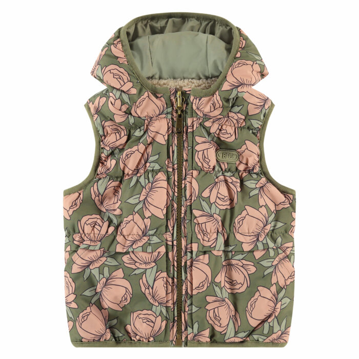 Veste fille S23 bodywarmer  -réversible- (Babyface)