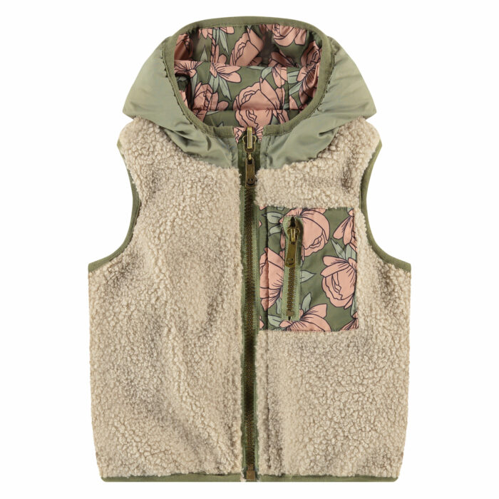 Veste fille S23 bodywarmer  -réversible- (Babyface) – Image 2