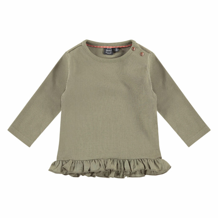 T-shirt bébé fille vert  S23 (Babyface)