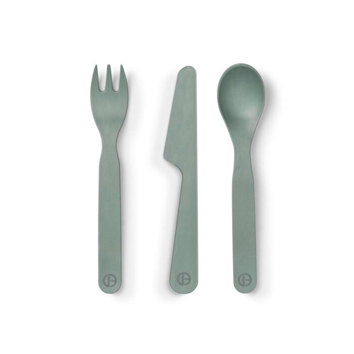 Couverts pique-nique pebble green (Elodie Details)