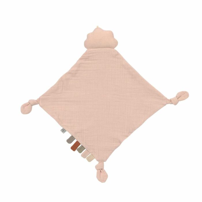 Doudou bébé GOTS, Nuage rose (Lassig)