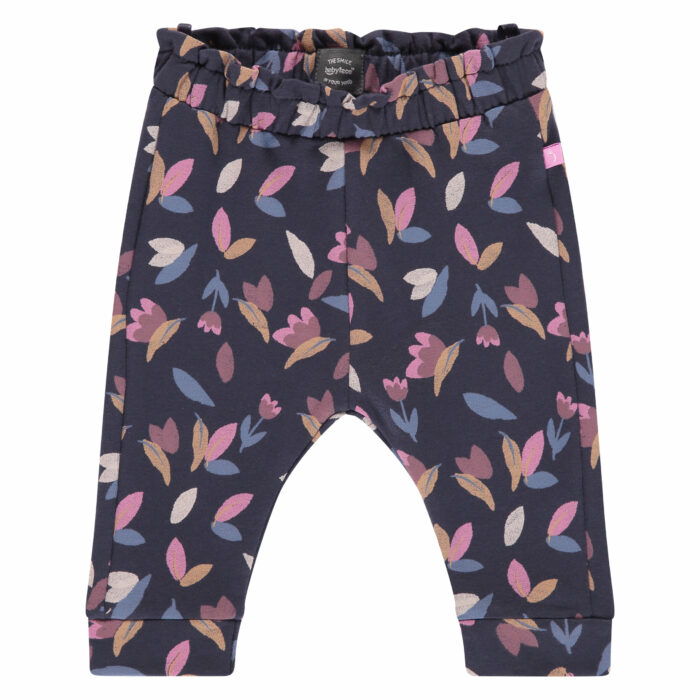 Pantalon bébé fille imprimé feuilles FW23 (Babyface)