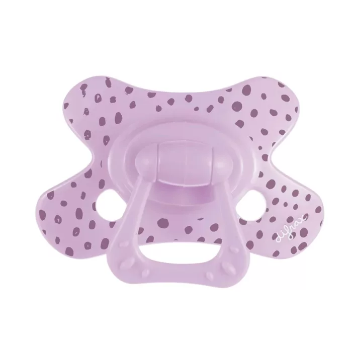 Sucette Natural 6+ mois - Lilac Dots (Difrax)