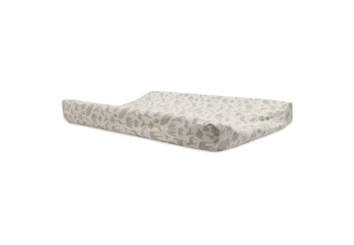 Housse matelas à langer Jersey 50x70cm Animals Nougat (Jollein)